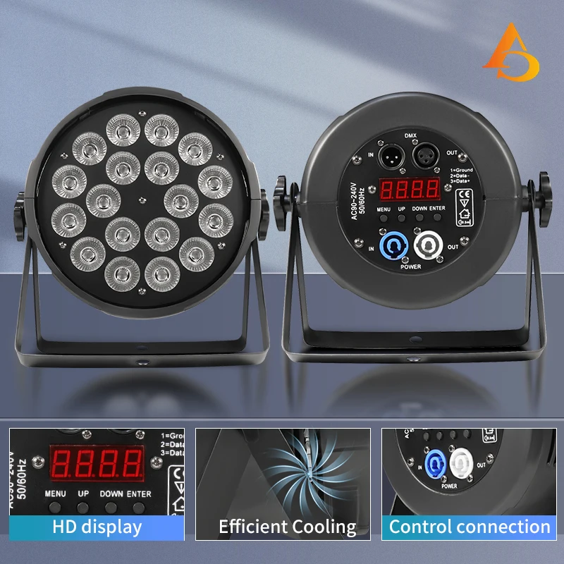 18x15 واط RGBW Led الاسمية الإضاءة 4in1 DMX الألومنيوم DJ ديسكو غسل تأثير المهنية ضوء المرحلة #3