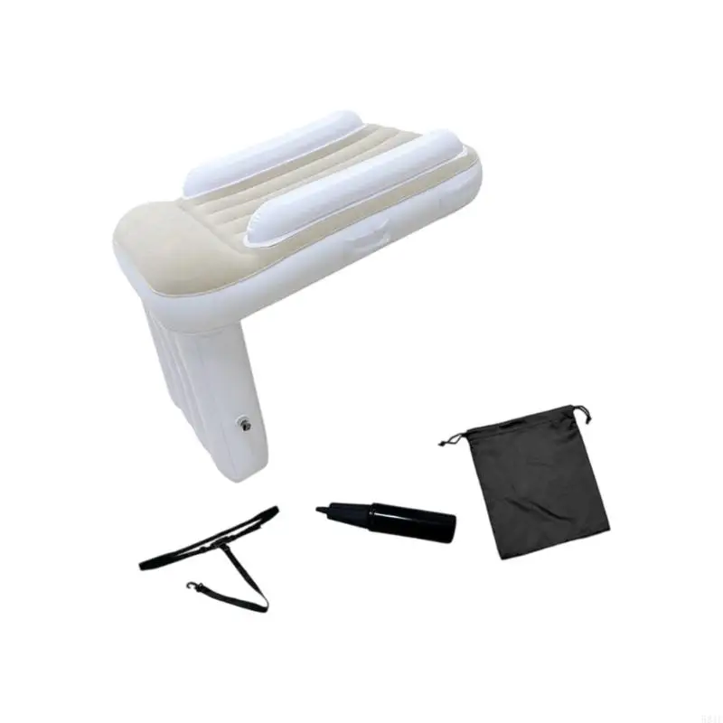 581F 1 ชุดแบบพกพา PVC เตียงเด็กเปลเป่าลม Soft Guard ขนาดกะทัดรัดสำหรับการเดินทาง