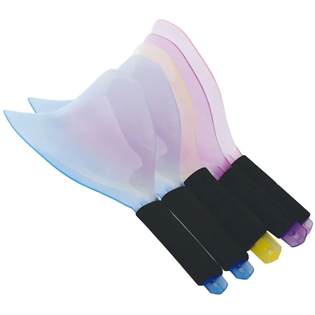 

5Pcs Salon Hairdressing Mask Hairspray Face Shield Plastic Protector Barber Shop Haircut Gadget Anti-Slip Cover