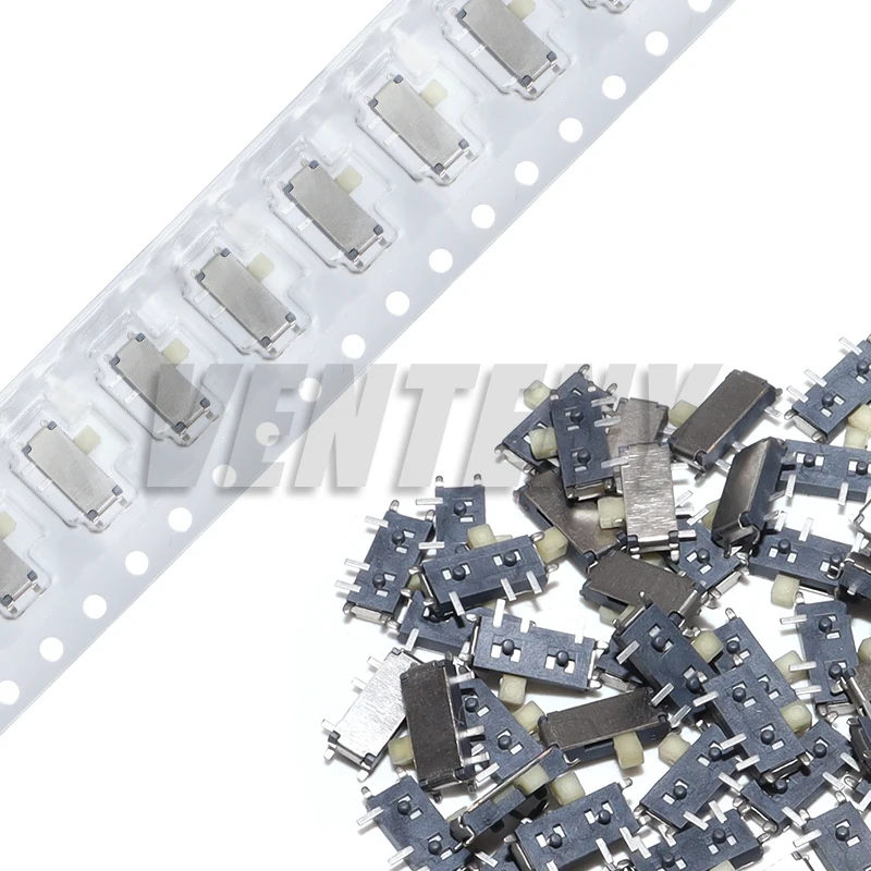 50PCS Mini 7-Pin On/Off 1P2T SPDT MSK-12C02 SMD Toggle Slide Switch For MP3 MP4 MSK-12C0