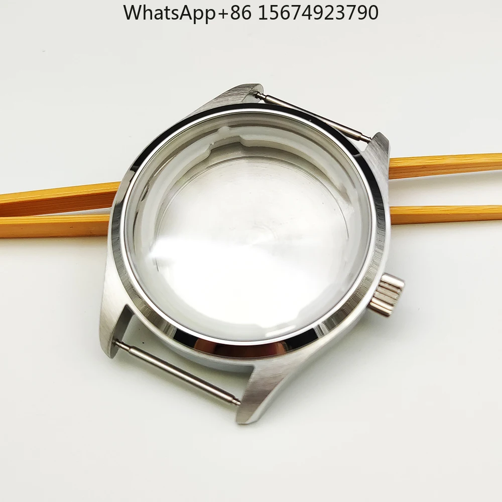 Watch modification accessories mechanical case, suitable for NH35/36 movement replacement pilot 40MM stainless steel case