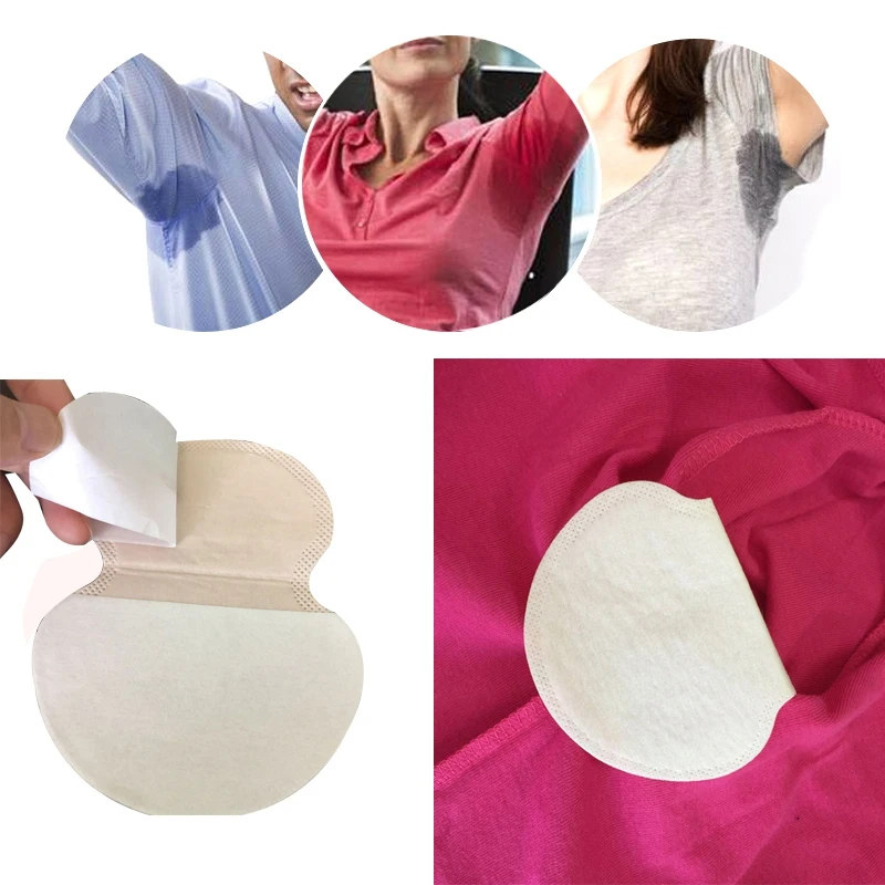 60PCS Underarm Armpit Sweat Perspiration Pads Shield Absorbing Sweat Pads Deodorant For Women Men