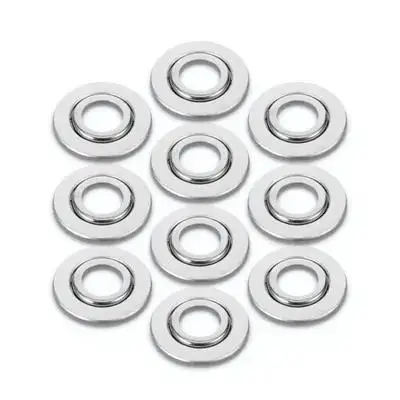 10 Stuks Fire Sprinkler Cover Platen Rvs Dubbellaags Fire Sprinkler Flens Uitbreidbare Disc Rozet Vervanging