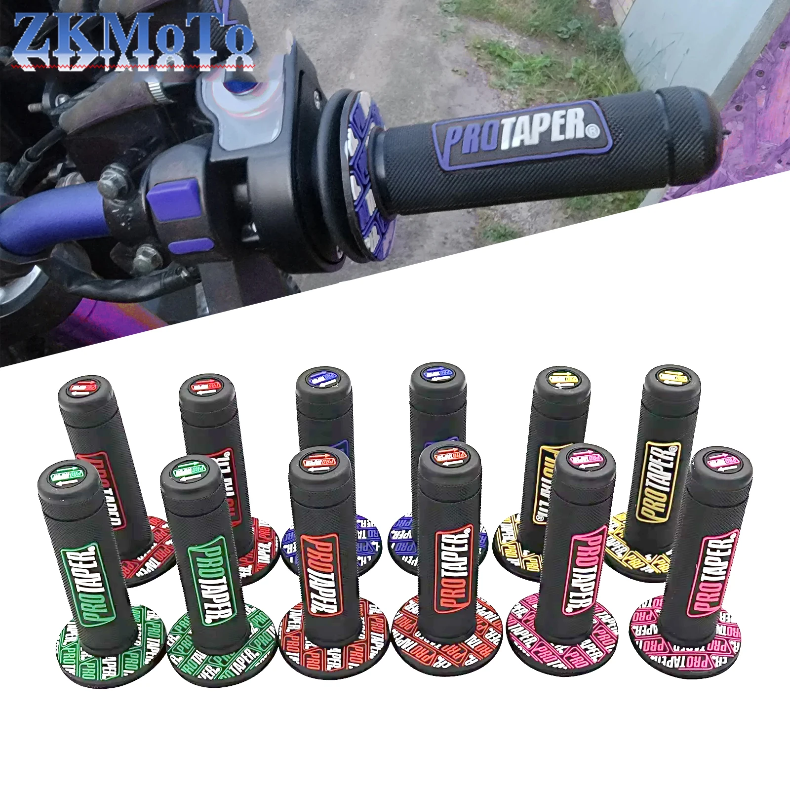 Motorcycle ATV Handlebars Handle PROTAPER 22mm 24mm Grips For Honda Kawasaki KTM Yamaha Suzuki Kayo Dirt Bike Universal Parts