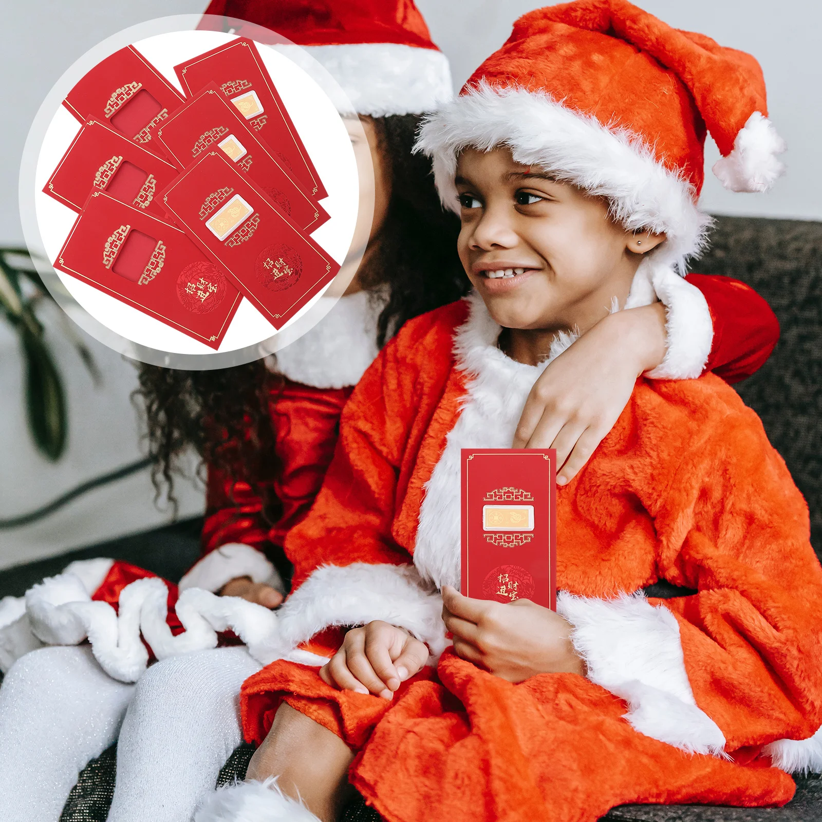 6Pcs Snake Year Red Envelopes Traditional Chinese New Year Gift Red Packet Prosperity Luck Money Pouches 2025 Spring Festival