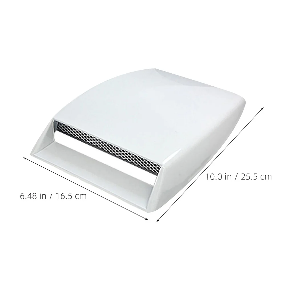 

s Simulation Vent Car Hood Scoop Sticker Universal Fit Easy Installation Adhesive Tape No Drilling Decorative Air for Vehicles