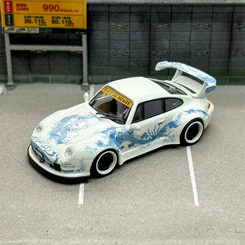 

Модель автомобиля из сплава под давлением 1:64, RWB 993, 964