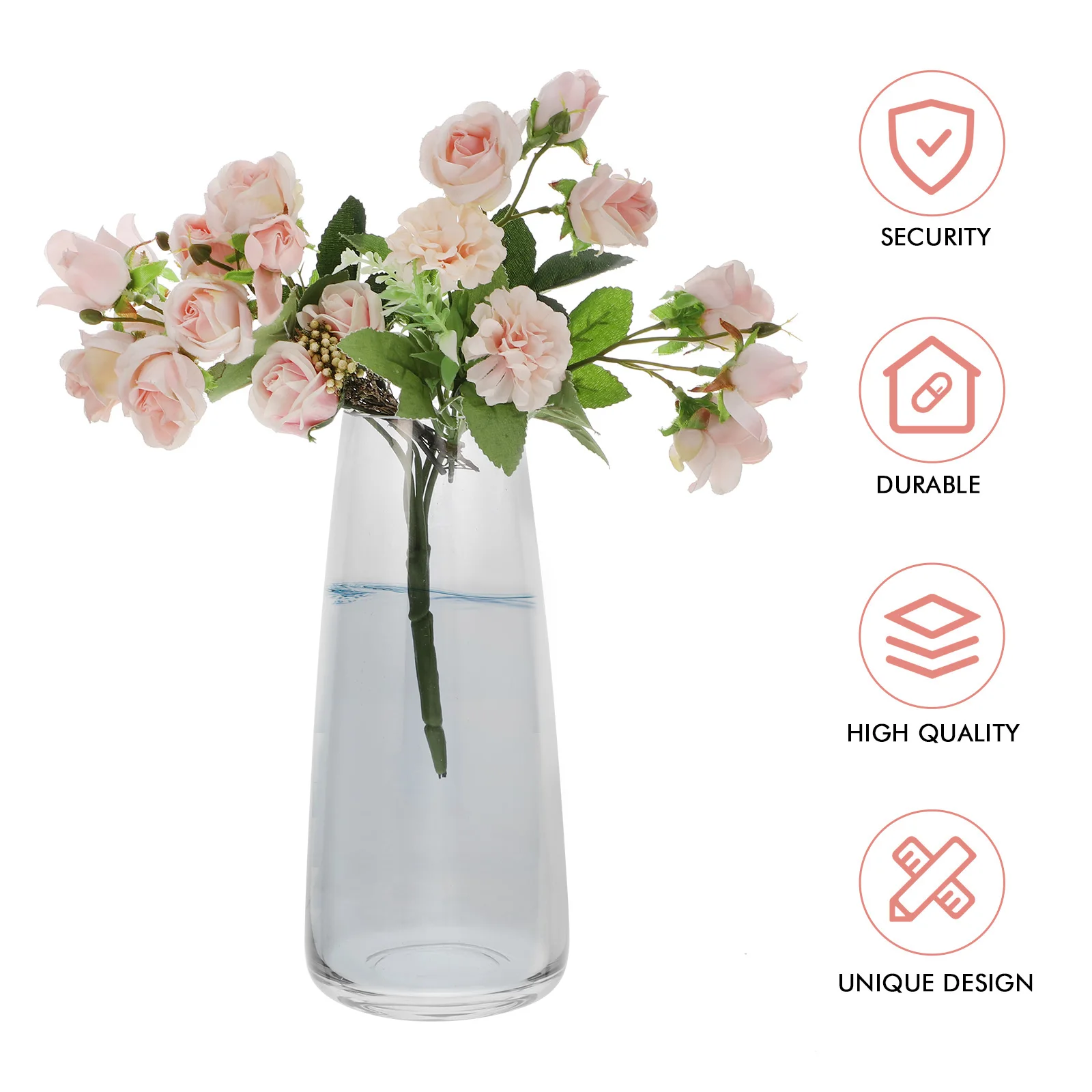 

Flower Bottle Home Decor Glass Container Vase Decoration Arrangement for Flowers