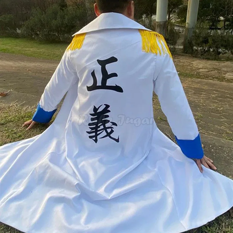 1 szt. Anime Cosplay Sakazuki / Kuzan / Borsalino Płaszcz dla mężczyzn na imprezę Halloween