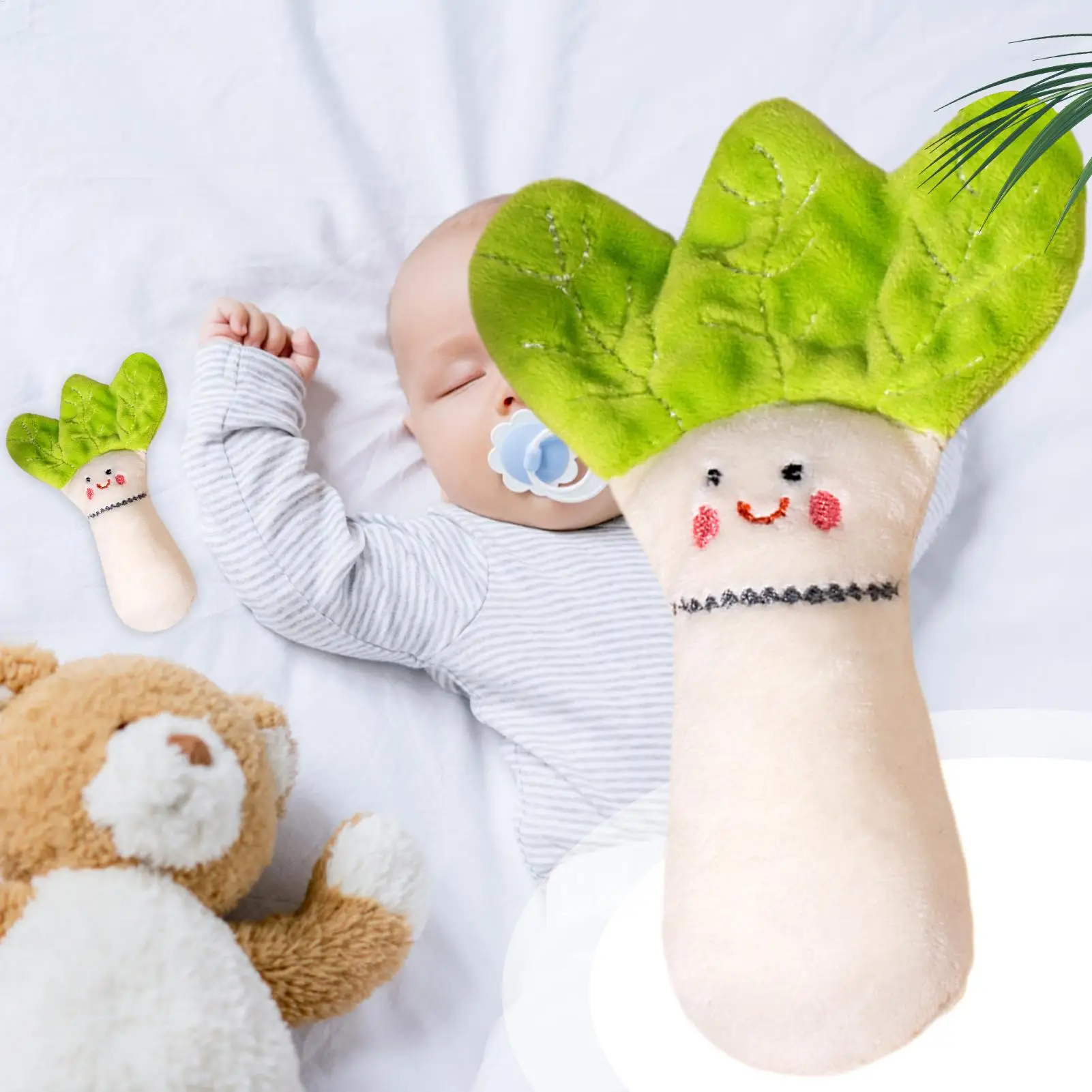 Baby Slaap Pluche Fopspeen Anti-Schrik Zachte Hand Wrap Baby Slaap Pluche Fopspeen Pop Voor Jongens Meisjes Rusten Dutje Bed bank Thuis