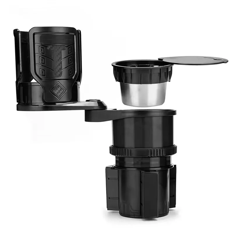 

BEDW-1 PCS Multifunctional Car Water Cup Holder Carbon Fiber Pattern Modified Cup Holder Ashtray Holder Car Drink Holder Cup Hol