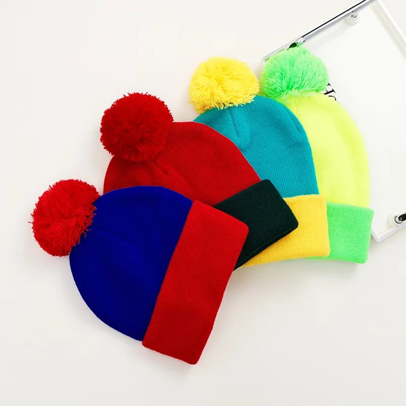 Gorros de Inverno Personalizados com Logo Hip Hop para Exterior, Cores Sólidas, Elásticos, Unissex, Cores Vibrantes, Toucas de Malha para Mulheres