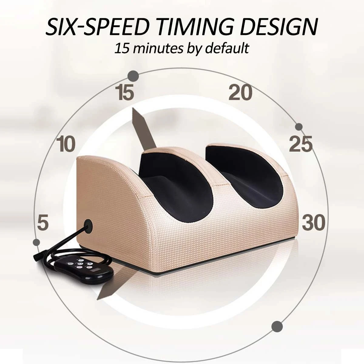 Electric Heated Foot Ankle Massager 3 Heat Levels 3 Vibration Modes Warm Sole Wrap Soothe Stiffness Fitness Outdoor Sport Home
