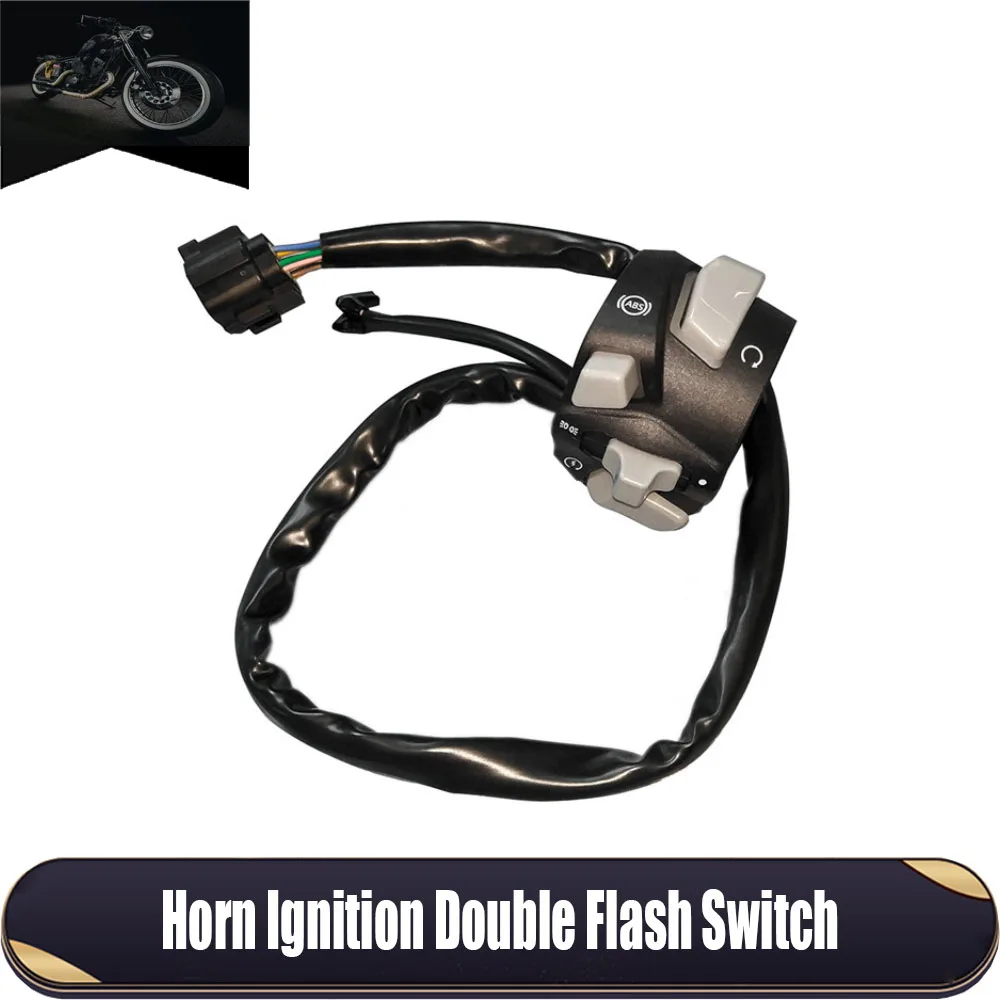 

Motorcycle Original Modified Accessory Left and Right Horn Ignition Double Flash Switch Headlamp For Zontes 310x 310R 310T 310V