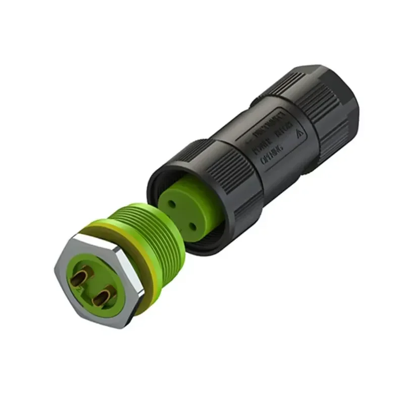 2 3 4 5 Pin EC 10A Aviation Plug Male Female Connector IP68 Outdoor Waterproof Sensor Docking/panel Type Welding Socket