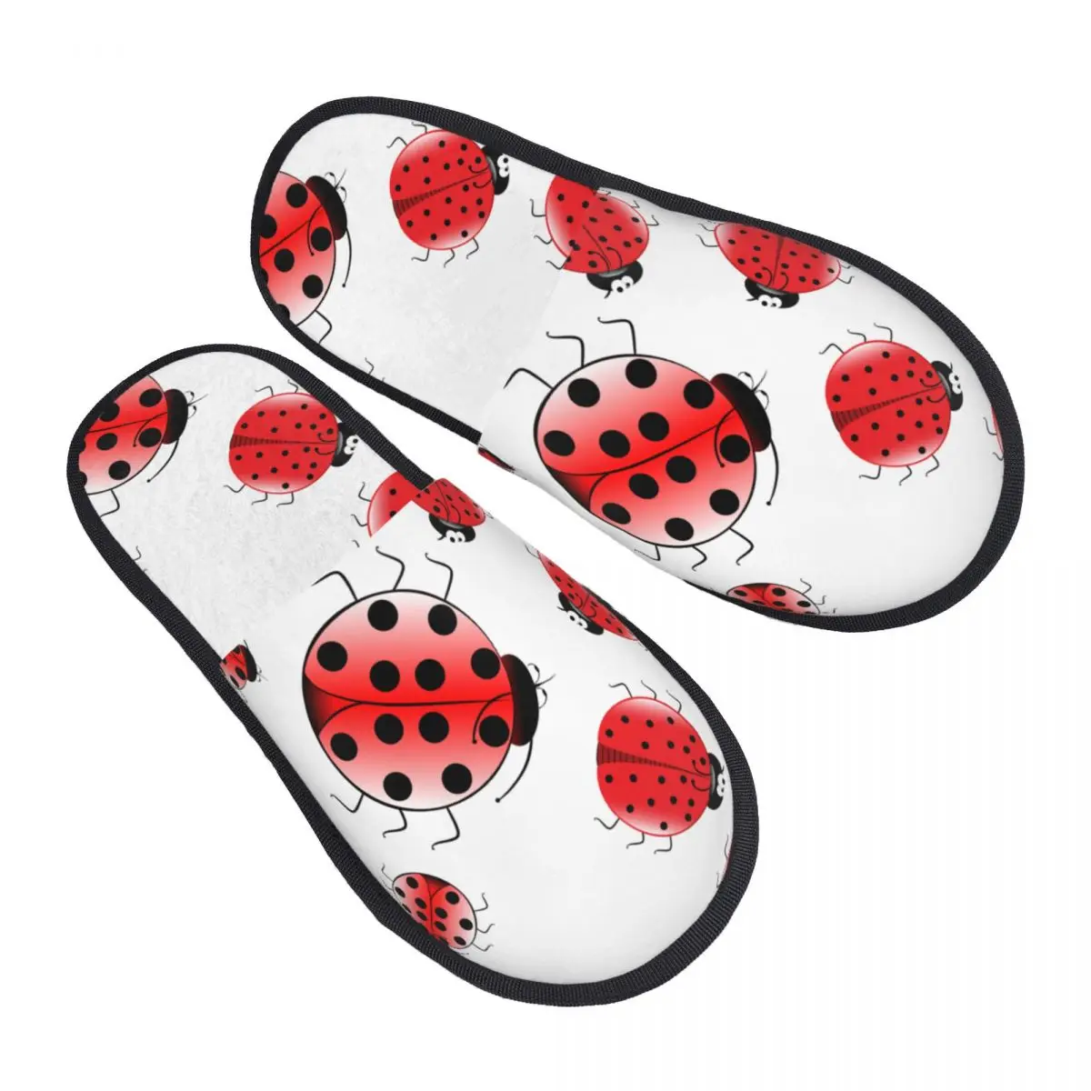 

Fur Slipper For Women Men Fashion Fluffy Winter Warm Slippers Ladybugs House Shoes