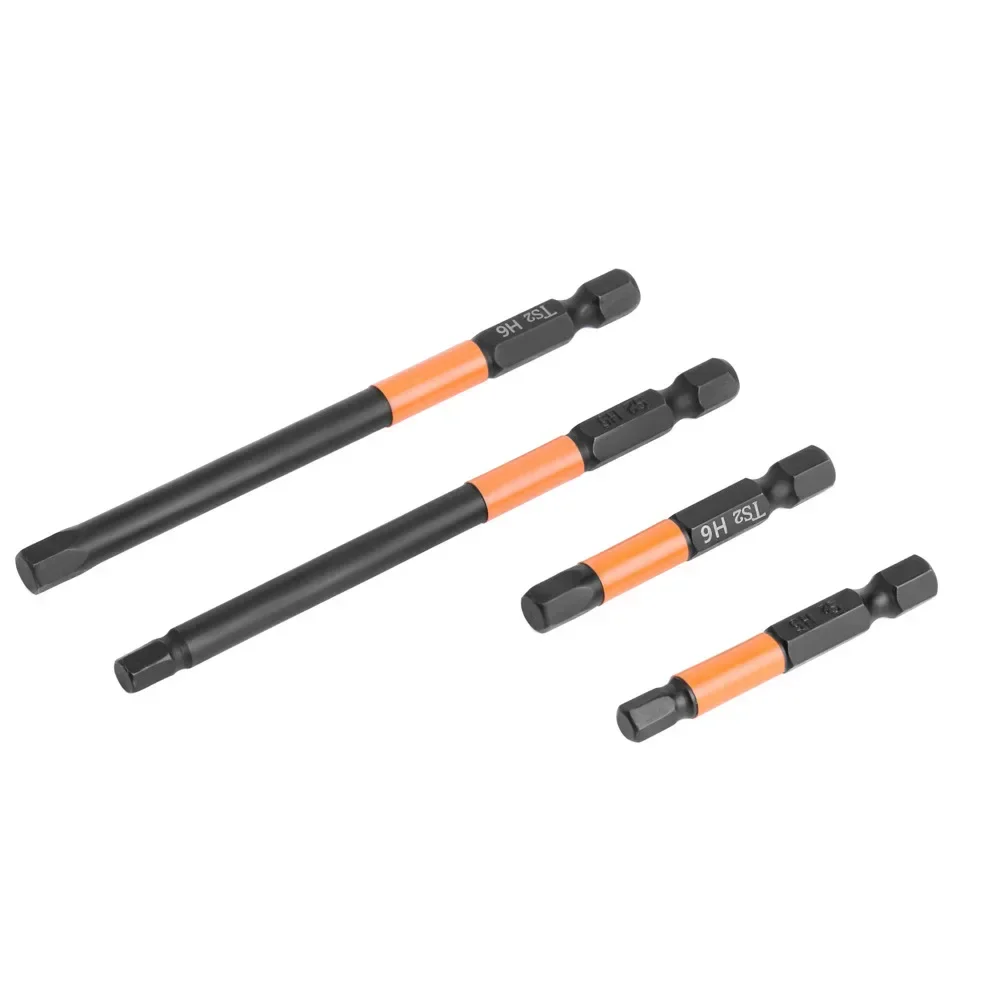 50/100mm Hex Head Allen Wrench Drill Bits 1/4\