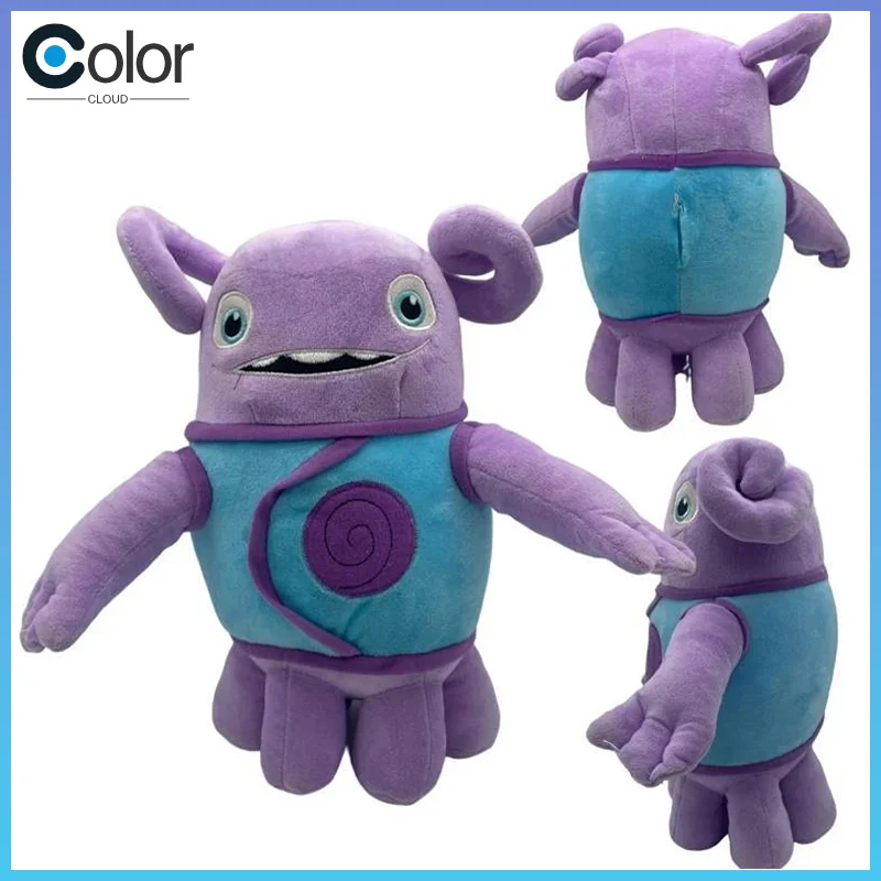 

Dreamworks Home Oh Plush Toy Cuddly Stuffed Purple Alien Anime Cartoon Character Collectible Doll For Kids Bedroom Playroom Fans