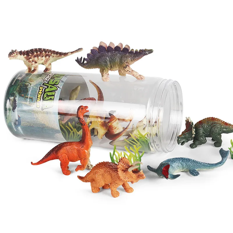 ミニチュア動物セット野生海洋生物農場恐竜かわいい置物教育アクションフィギュアデスクトップ装飾男の子の誕生日ギフト