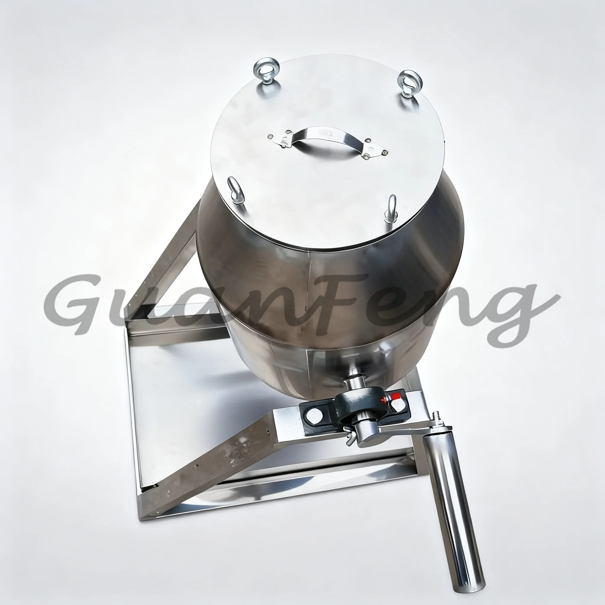 5L Small Rotary Drum Mixer, Dry Material Blending Machine for Tea & Spice, Laboratory Food Mixing Equipment