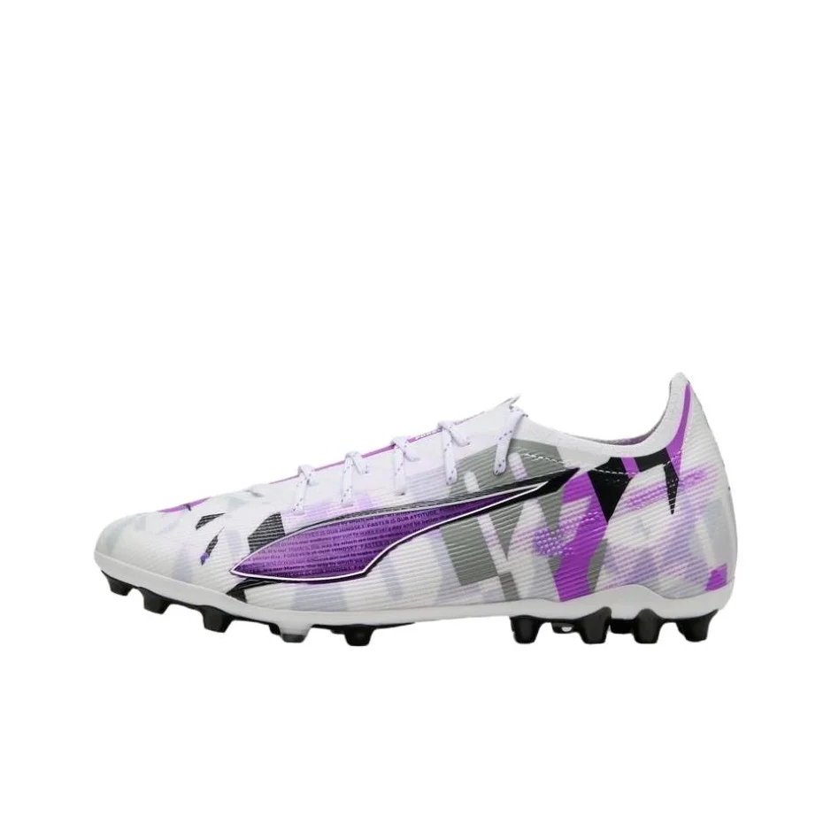 

Футбольные кроссовки PUMA Ultra 5, мягкие и удобные, унисекс, бело-фиолетовые 108411-01