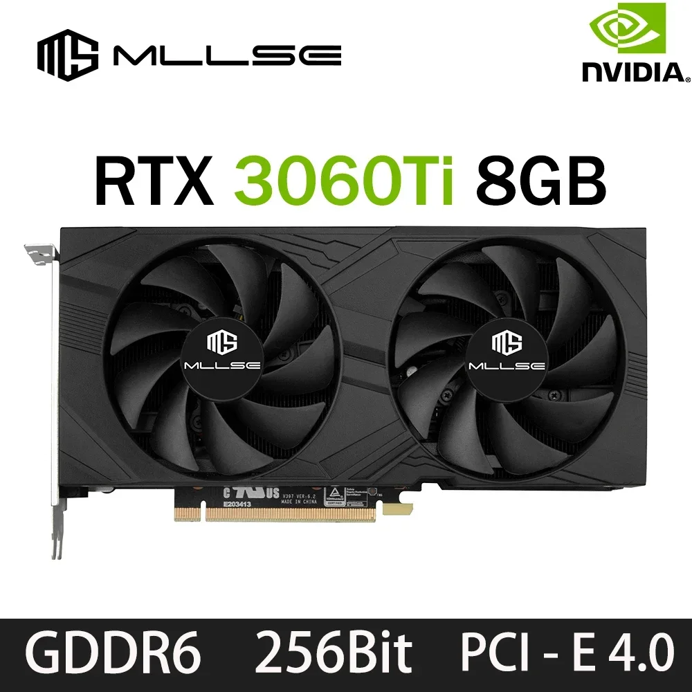 

New! [MLLSE] RTX 3060Ti 8GB Graphics Card GDDR6 256Bit PCI Express 4.0 ×16 8Pin NVIDIA GPU Rtx 3060Ti Gaming Video Card Placa