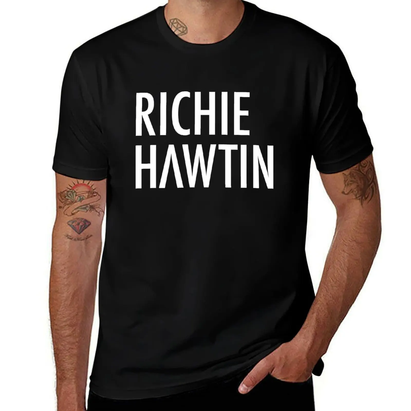 

T-Shirt t-shirt black shirts man for shirts Richie t t plain Classic Hawtin cotton funny for for graphic printed man package man