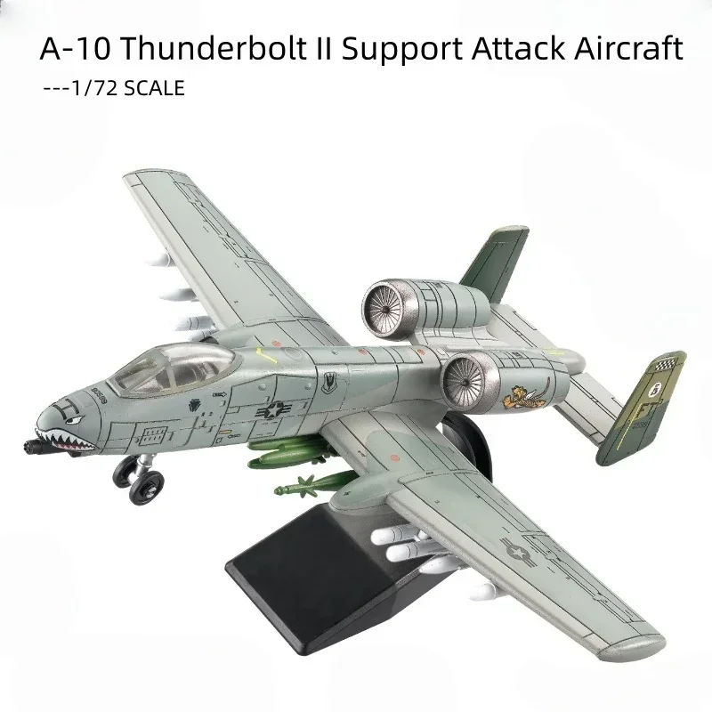1/72 Creative Military Series Building Blocks A-10 Warthog Attack Aircraft Thunderbolt II Jet Model Toys For Boys Birthday Gift