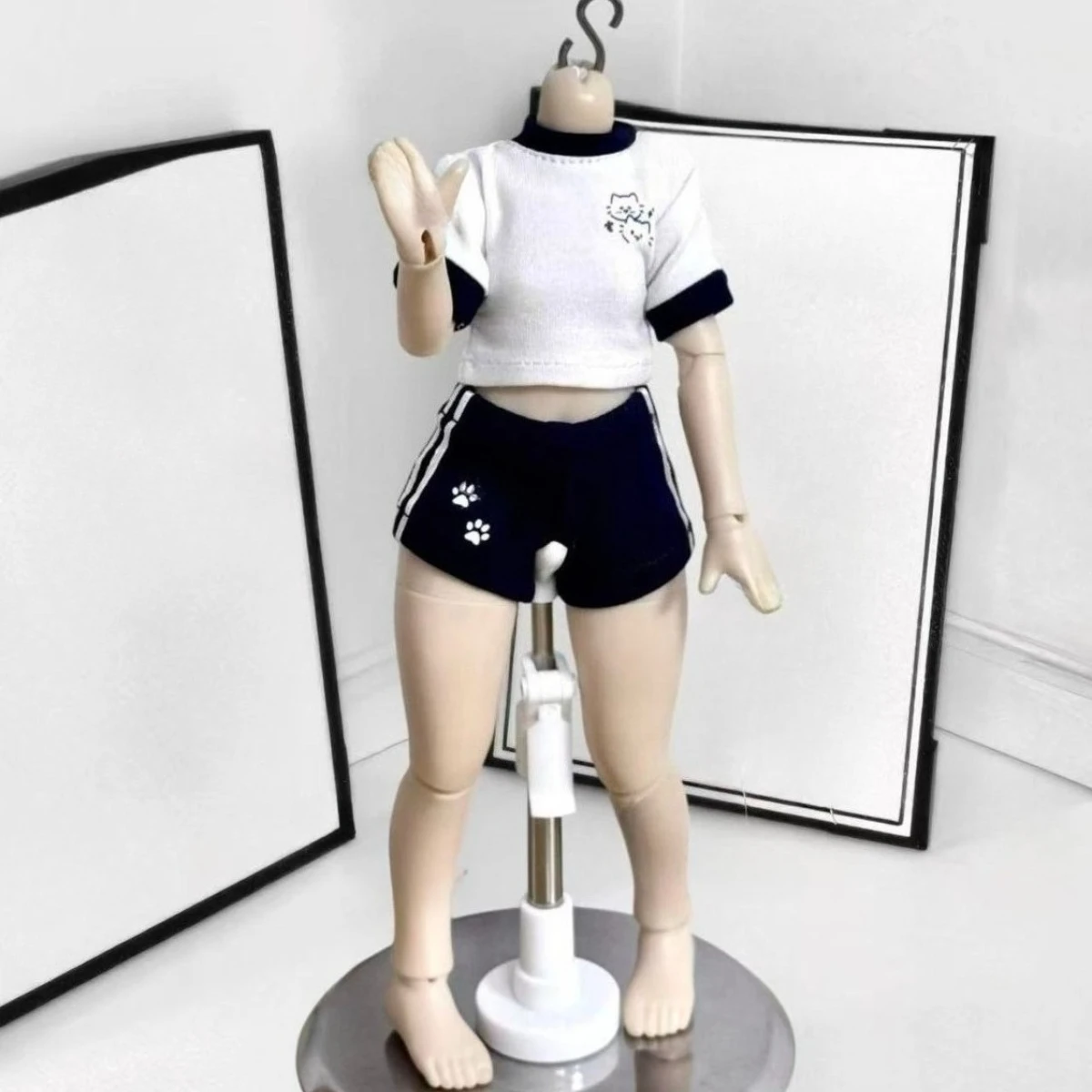 

Кукольный костюм 1/6 1/4 для куклы Bjd 30/45 см, футболка и шорты, платье для девочек, игрушки, игровой домик, подарок, аксессуары для кукол, без куклы