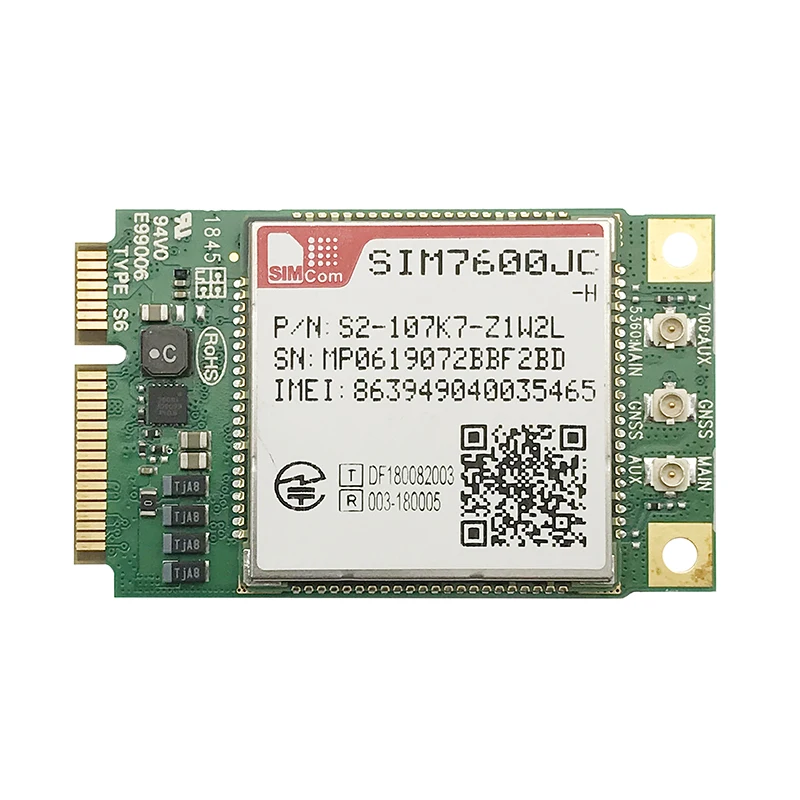 SIMCOM LTE Cat4 Mini Pcie 4G module SIM7600E-H1C SIM7600A-H SIM7600E-H SIM7600SA-H SIM7600G-H SIM7600JC-H SIM7600NA-H SIM7600V-H