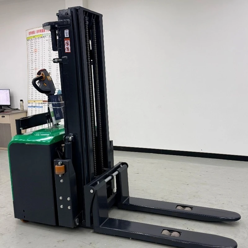New Stacker with Guard Arms and Anti-Tip Feature, High Stability and One-Year Warranty, Manufacturer Direct Sales
