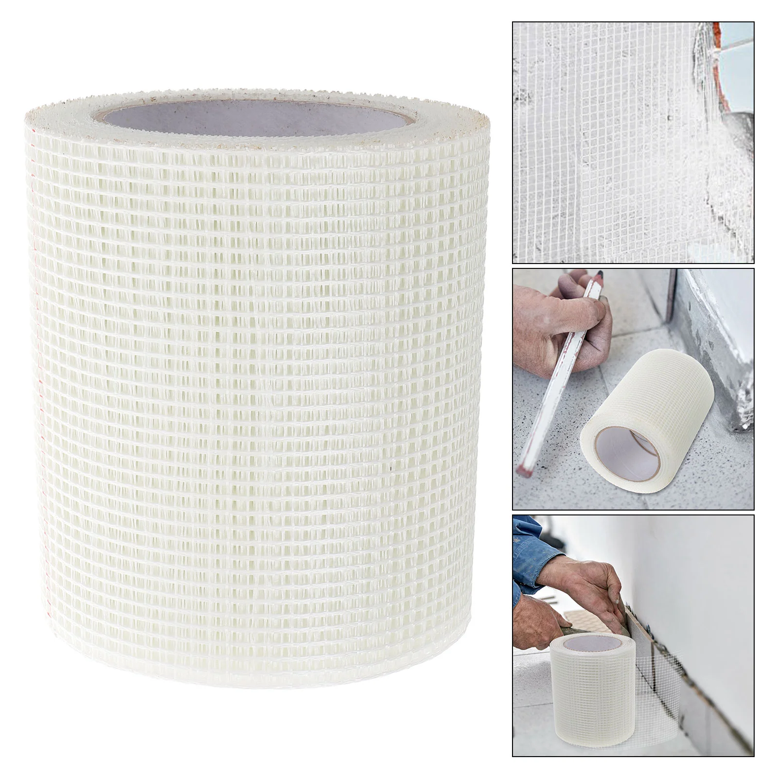 Water Proof Self-adhesive Seam Tape Duct Heavy Duty Waterproof Crack Joint Glassfiber Fiberglass Cloth Drywall Repair