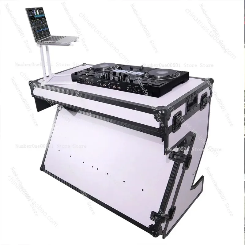 Portable DJ Flight Case for Pioneer Mixer with Bar Sturdy Portable Performance Ready