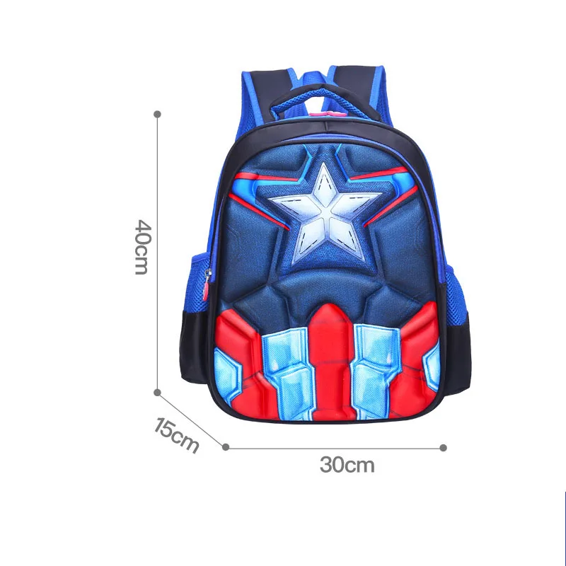 Superheroes Backpacks Student Schoolbag Spiderman School Bags Kindergarten Backpack for Boys Travel Shoulders Bag Gift