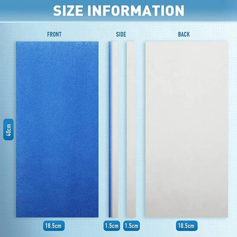 

4Pcs Airbrush Hobby Airbrush Spray Booth Filter Polyester Booth Replace Filter Fit For Master