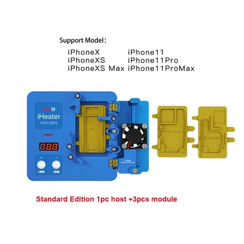 JC iHeater ترموستات لوحة التدفئة محطة ديسولديرينغ آيفون 112.12 ماكس 13 14 15 16 برو IC الوجه ID أندرويد الإطار منفصل