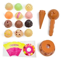 Children Simulation Food Kitchen Toy Ice Cream Stack Up Play Kids Pretend Play Toys Educational Toys For Baby Gifts 3