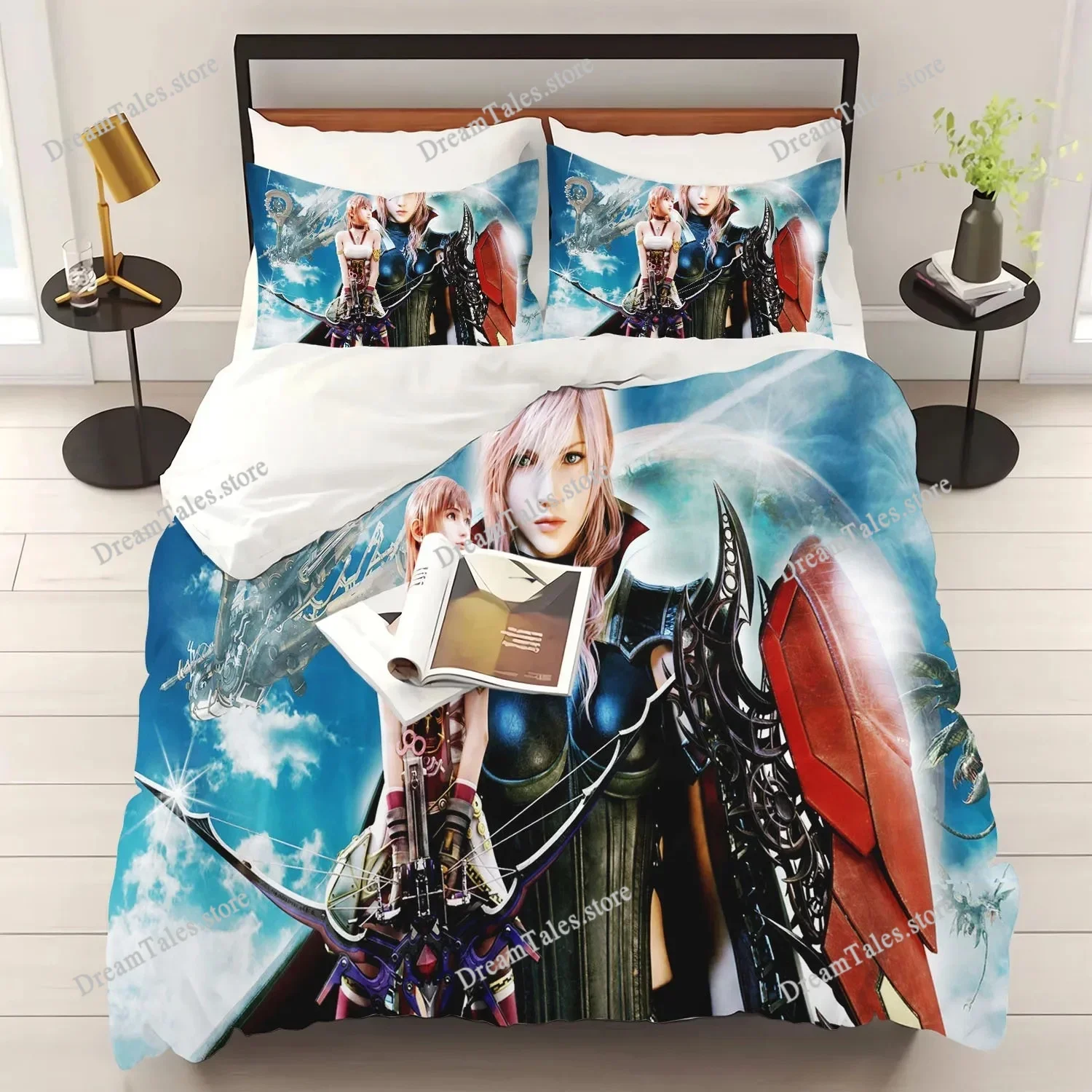 

Duvet Cover Set Children Gift Game Cartoon Quilt Polyester Soft Breathable Breathable Comforter Bedding Home Textileextile741