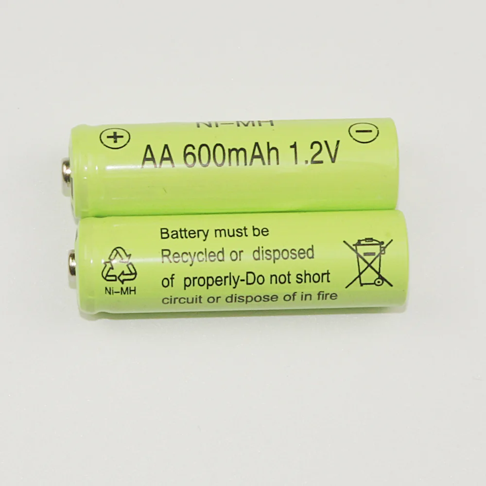 AA + AAA akumulator AA 1.2V 600mAh / 1.2V AAA 600mah alkaliczne latarka na baterie zabawki zegarek odtwarzacz MP3 wymień baterię Ni-Mh