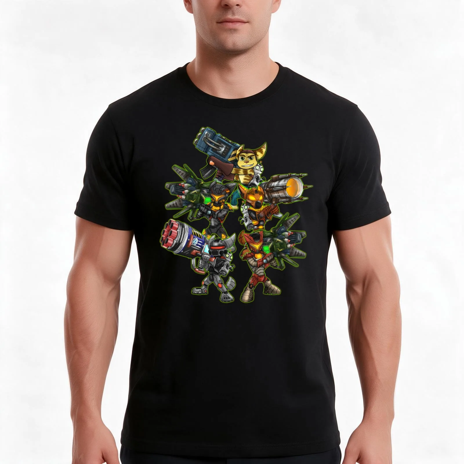 4 Ratchet and Clank Men T Shirt t shirt man luxury