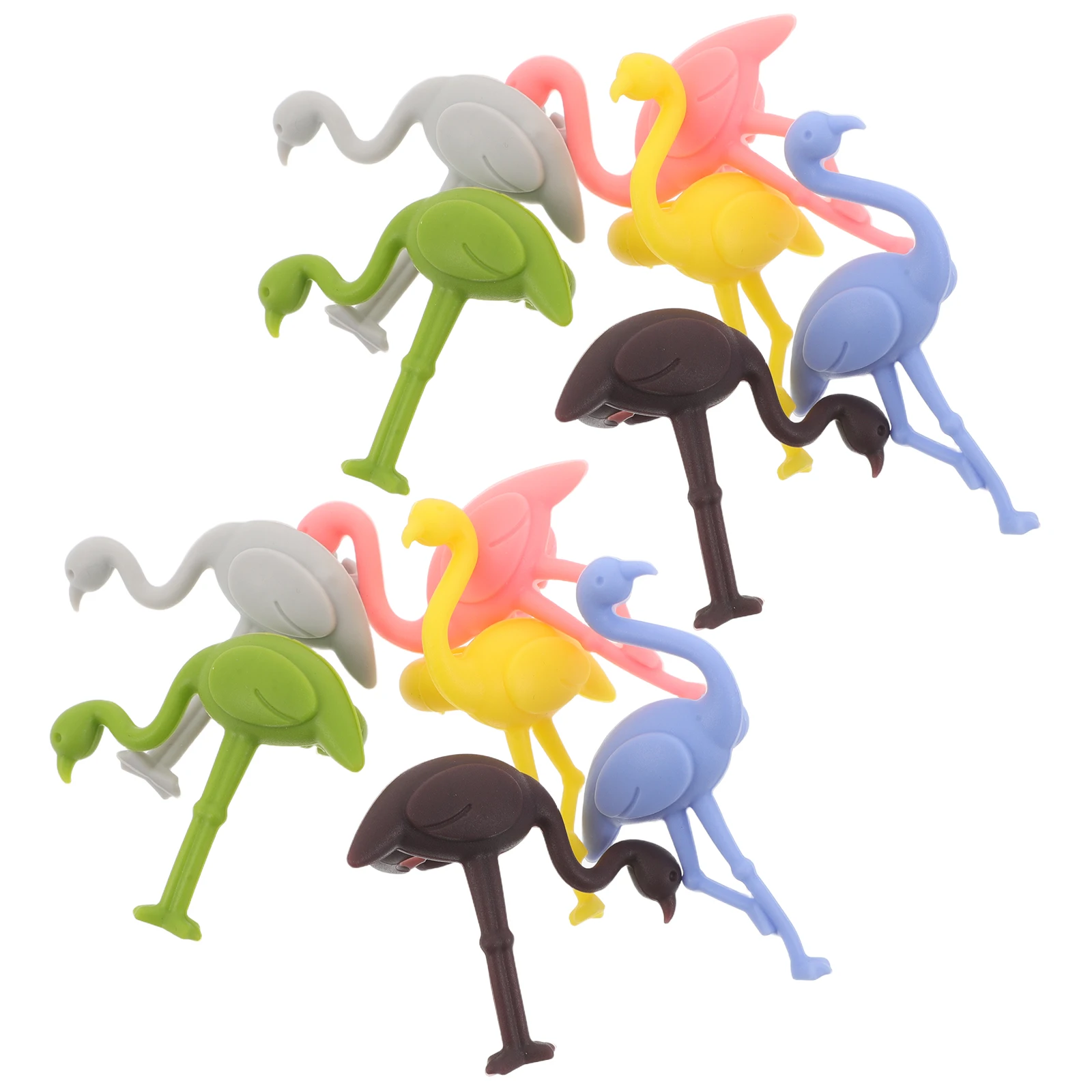 

12Pcs Wine Glass Markers Silicone Flamingo Charms Reusable Stemware Identifiers Wedding Party Drink Tags Tropical Beach Decor