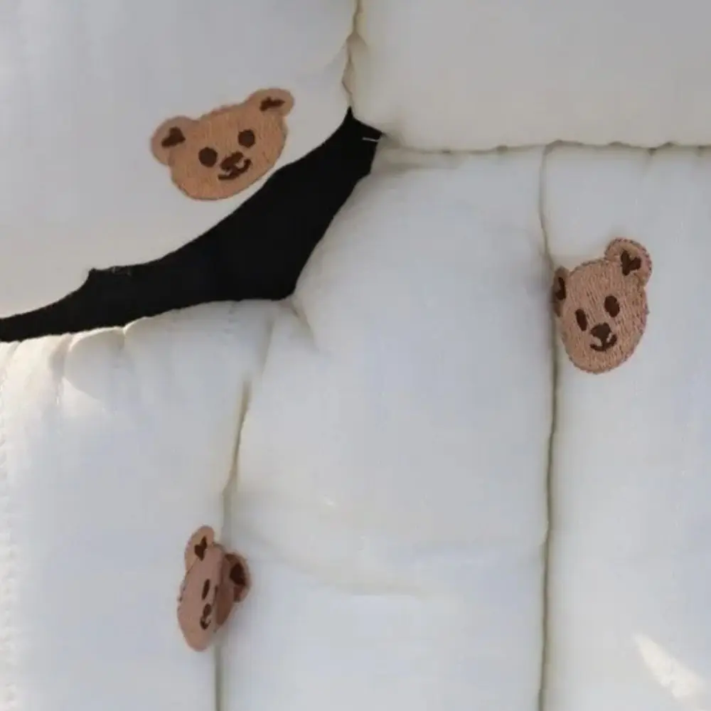 New Double-sided Stroller Cushion Cute Bear Breathable Seat Cushion Multifunctional Soft Cart Mat Stroller Accessories