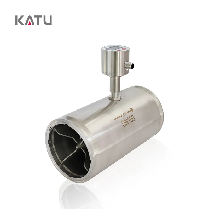 Stainless steel electronic turbine flowmeter flow sensor for industrial automation factory price