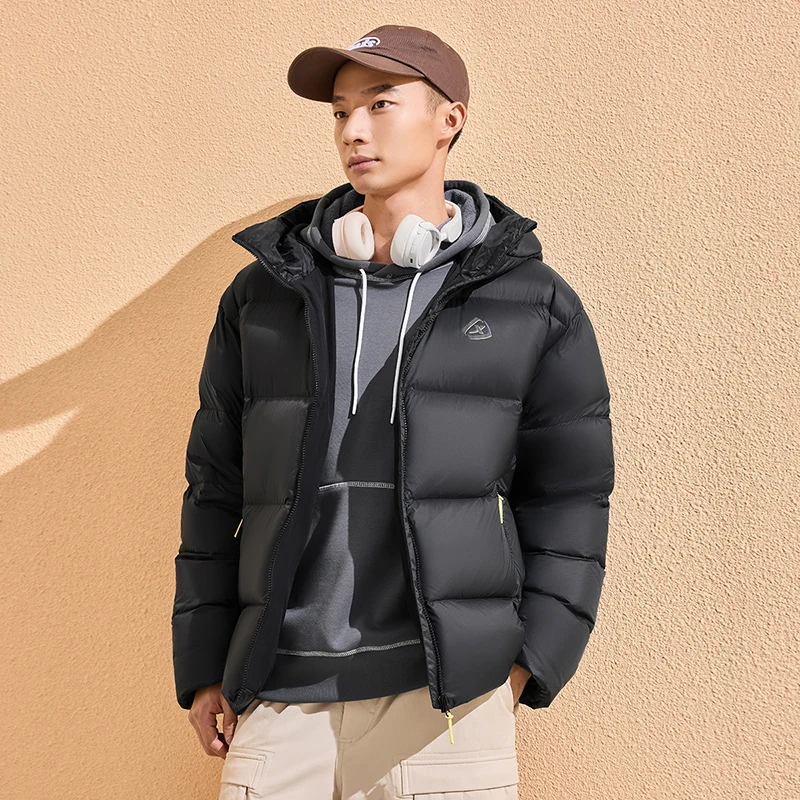 Xtep Down Jacket For Men And Women  Winter Water Resistence Zip-up Coat Keep Warm Fashion Everyday Sporty Tops 876427190084