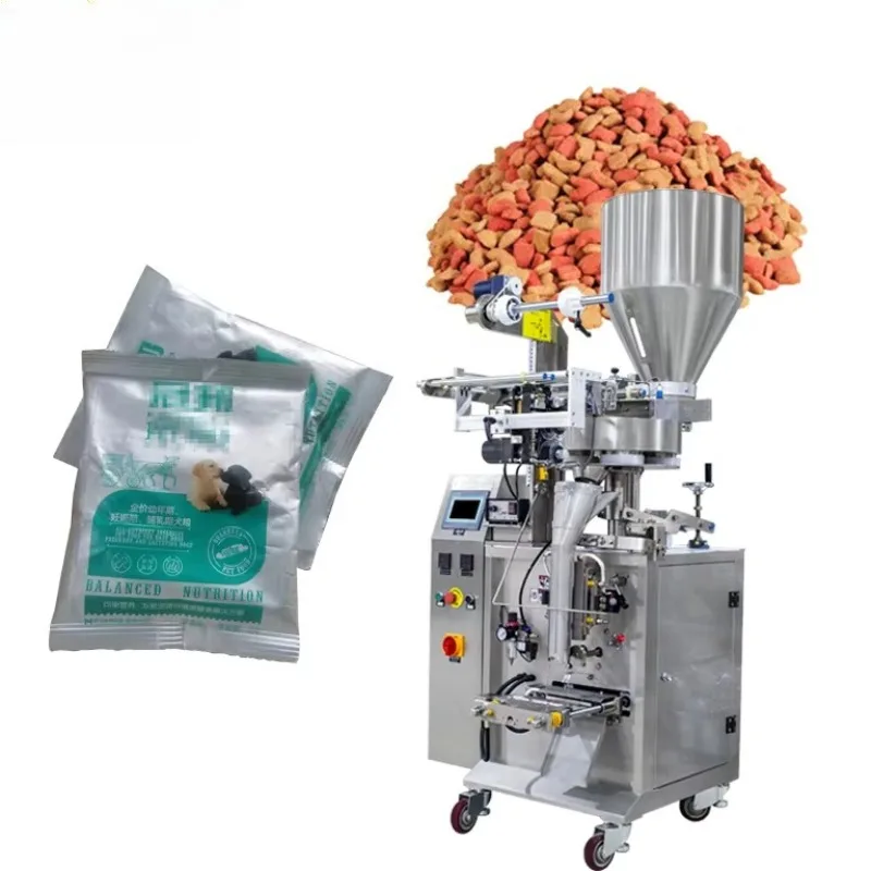 Custom Nitrogen Vertical Granular Forming Filling Sealed Packaging Machine Coffee Beans Potato Chips Nut Packaging Machine
