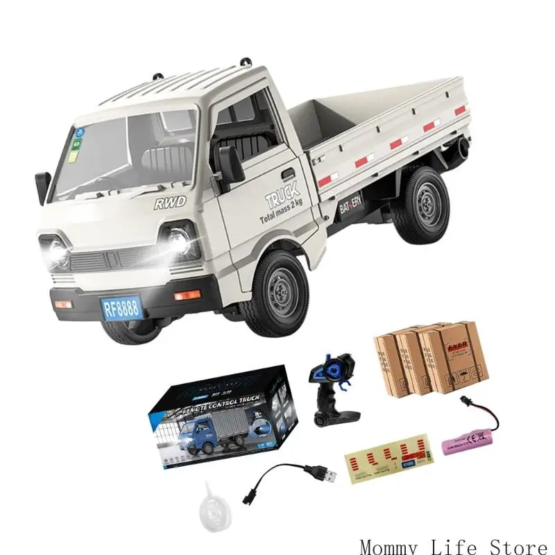 

1:16 Scale Remote Control Car for Boys Girls Truck Drift and Race Vehicle with LED Lights and Full Proportional Control