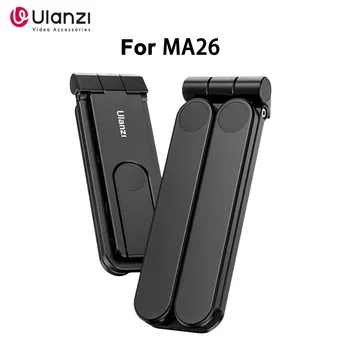 Original ulanzi ma26 domino bolso dobrável tripé mini portátil rotativo suporte do telefone vlog streaming ao vivo fotografia