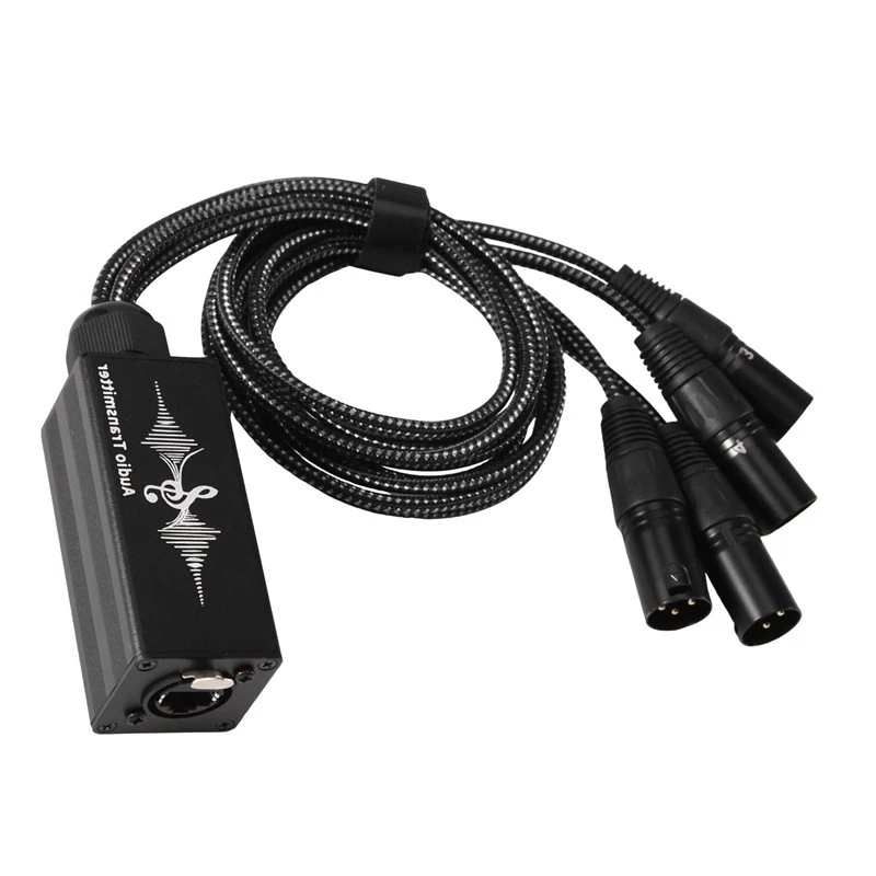 Splitter For Stage Sound Lighting XLR 3Pin Audio Snake RJ45 CAT6 4 Channel Multi Network Breakout Cable