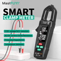 MASTFUYI AC/DC Digital Clamp Meter Multimeter High Precision True RMS Amperimeter Capacitance NCV Ohm Hz Tester Pinza Style