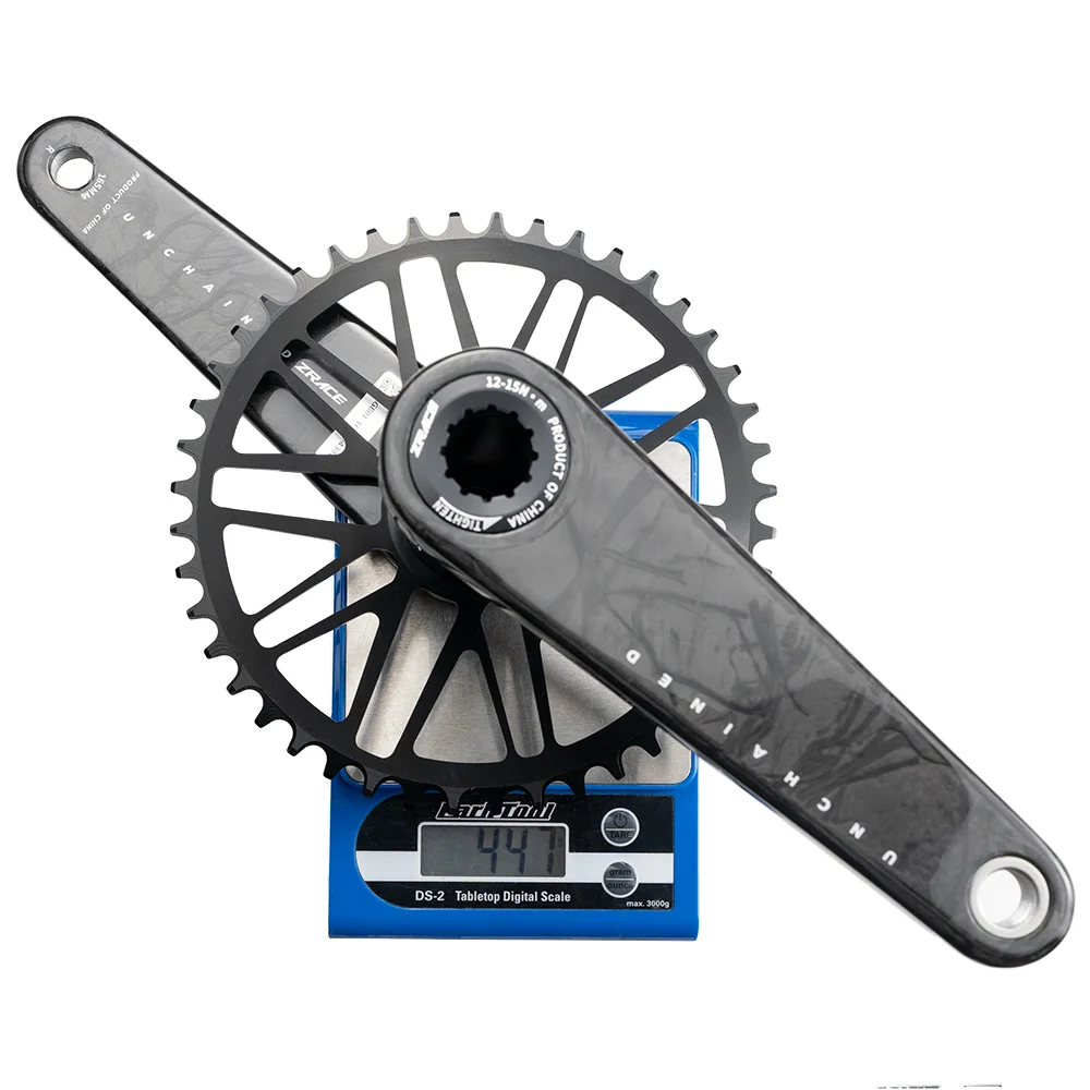 ZRACE UNCHAINED カーボンファイバー クランクセット 軽量モジュラー